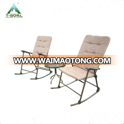 sell padded steel foldable rocking chair RLF-14010041-1