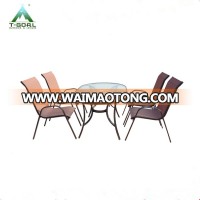 sell patio sling dining chair and table set outdoor RLF-003T1