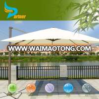 UV Protection Patio Offset Banana Hanging Umbrella with Base/Parasol